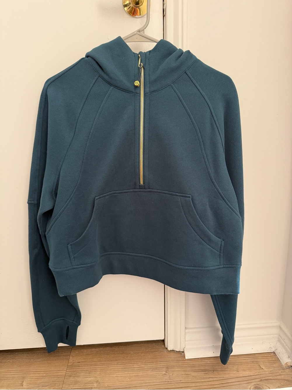 Lululemon Scuba Oversized Half-
Zip Hoodie Indochine Blue size XS/S